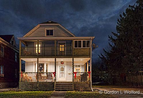 Nighttime House_19582-90.jpg - Photographed at Smiths Falls, Ontario, Canada.